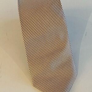 Boss Black and White Patterned Tie